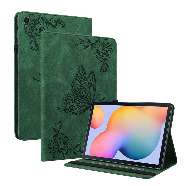 Butterfly Flower Embossed Leather Tablet Case