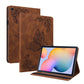 Butterfly Flower Embossed Leather Tablet Case