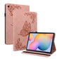 Butterfly Flower Embossed Leather Tablet Case