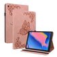 Butterfly Flower Embossed Leather Tablet Case