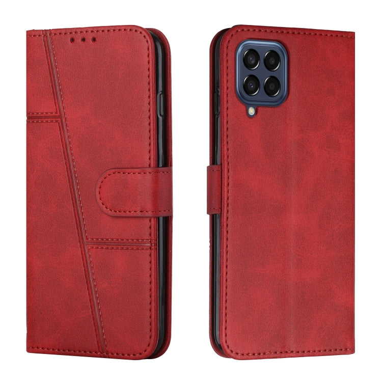 Stitching Calf Texture Buckle Leather Phone Case, For Samsung Galaxy M33 5G, For Samsung Galaxy M53