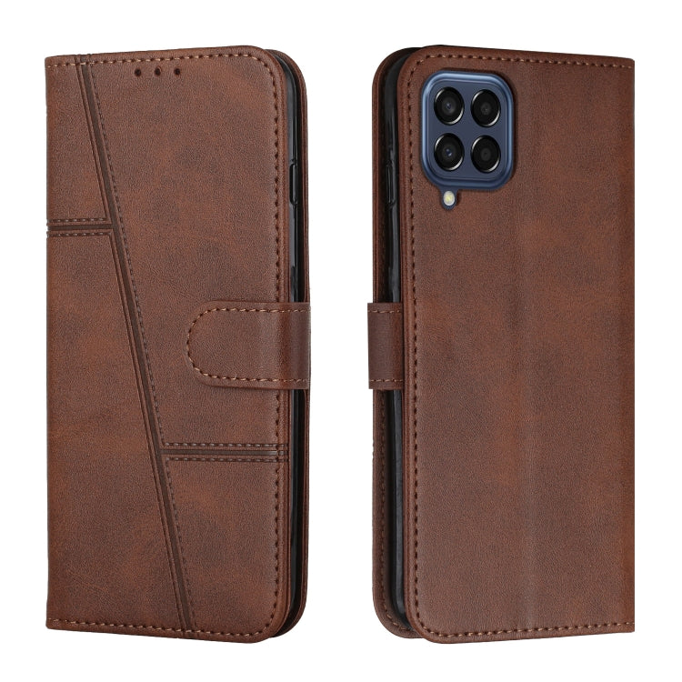 Stitching Calf Texture Buckle Leather Phone Case, For Samsung Galaxy M33 5G, For Samsung Galaxy M53