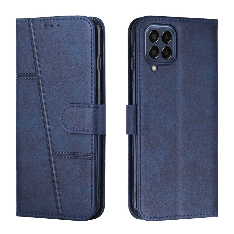 Stitching Calf Texture Buckle Leather Phone Case, For Samsung Galaxy M33 5G, For Samsung Galaxy M53