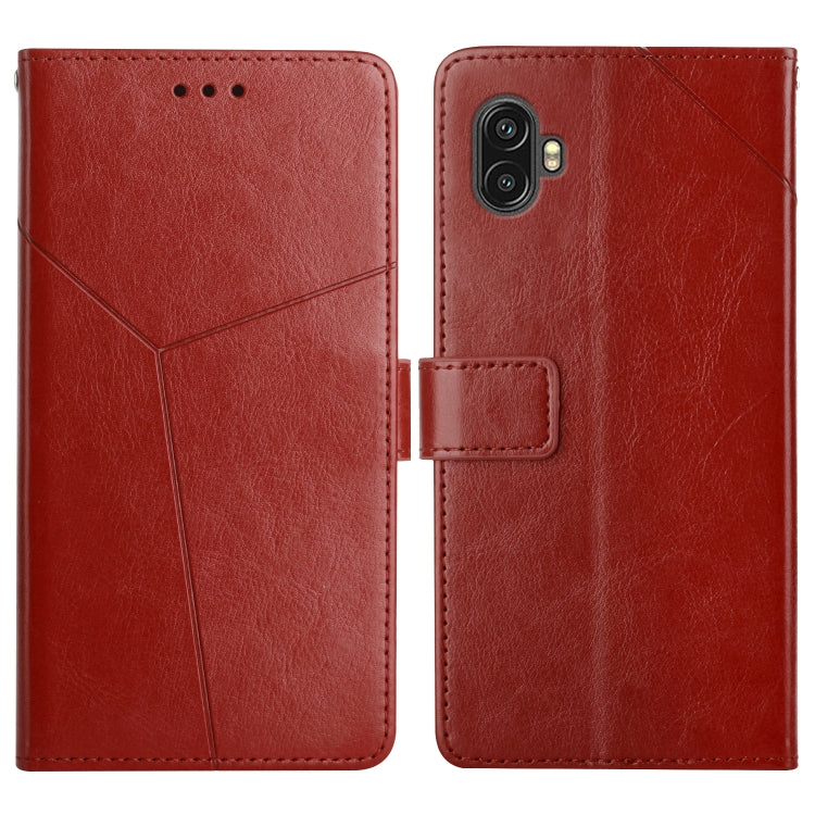 Y Stitching Horizontal Flip Leather Phone Case, For OPPO Realme 9 Pro+/Realme 9 4G, For Samsung Galaxy Xcover6 Pro, For Samsung Galaxy M33, For Samsung Galaxy M53, For Sharp Aquos R7, For Xiaomi Poco F4 GT