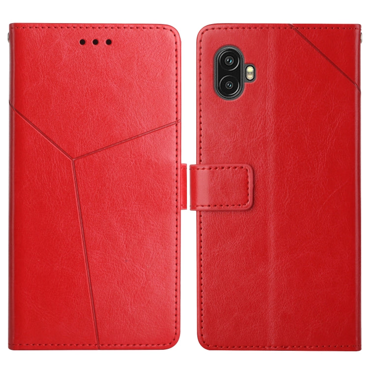 Y Stitching Horizontal Flip Leather Phone Case, For OPPO Realme 9 Pro+/Realme 9 4G, For Samsung Galaxy Xcover6 Pro, For Samsung Galaxy M33, For Samsung Galaxy M53, For Sharp Aquos R7, For Xiaomi Poco F4 GT