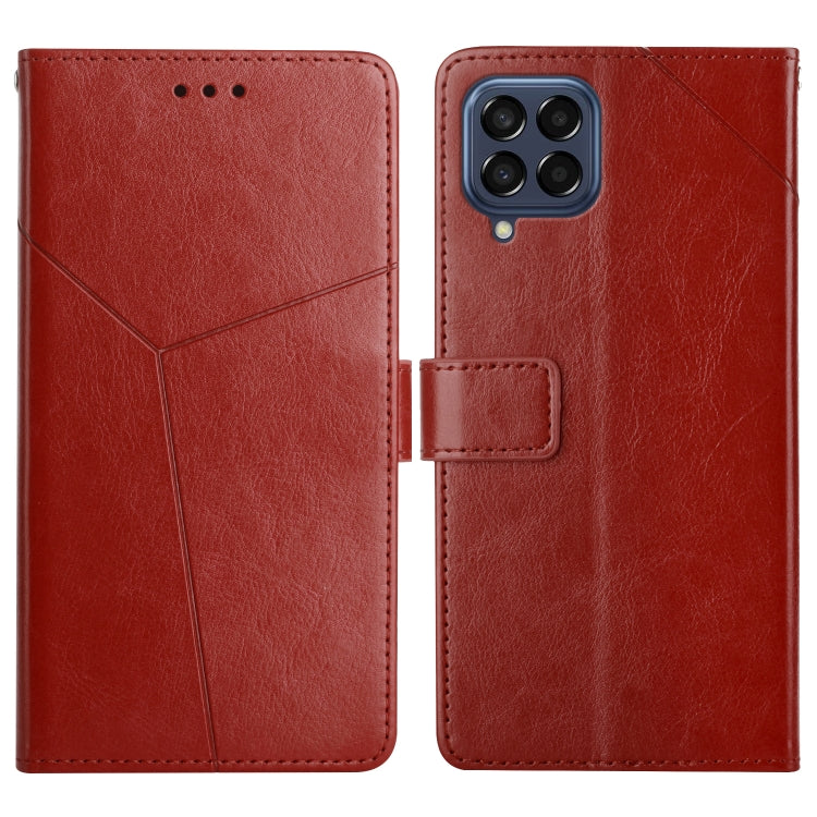 Y Stitching Horizontal Flip Leather Phone Case, For OPPO Realme 9 Pro+/Realme 9 4G, For Samsung Galaxy Xcover6 Pro, For Samsung Galaxy M33, For Samsung Galaxy M53, For Sharp Aquos R7, For Xiaomi Poco F4 GT