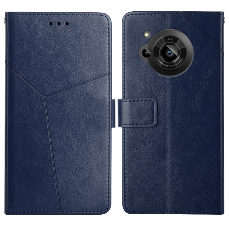 Y Stitching Horizontal Flip Leather Phone Case, For OPPO Realme 9 Pro+/Realme 9 4G, For Samsung Galaxy Xcover6 Pro, For Samsung Galaxy M33, For Samsung Galaxy M53, For Sharp Aquos R7, For Xiaomi Poco F4 GT