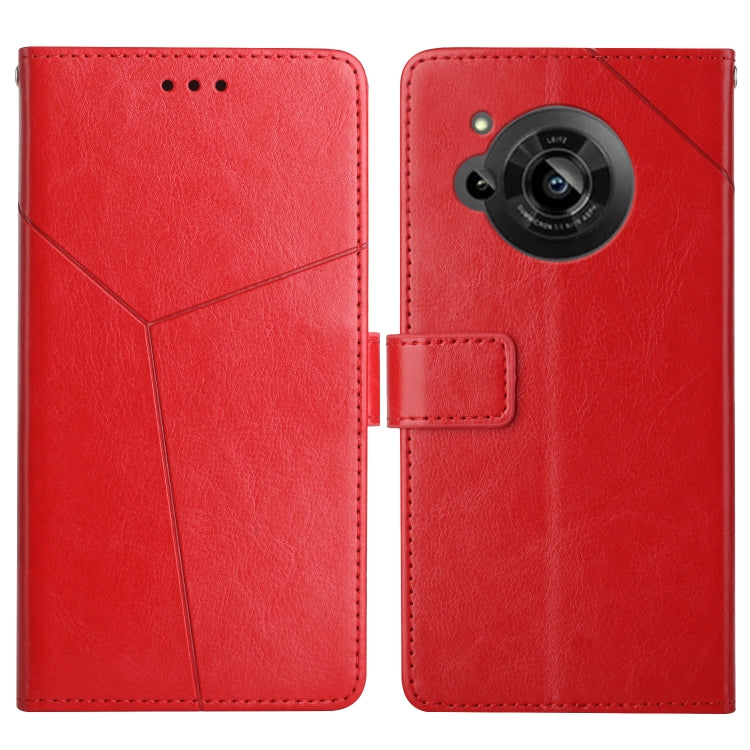 Y Stitching Horizontal Flip Leather Phone Case, For OPPO Realme 9 Pro+/Realme 9 4G, For Samsung Galaxy Xcover6 Pro, For Samsung Galaxy M33, For Samsung Galaxy M53, For Sharp Aquos R7, For Xiaomi Poco F4 GT