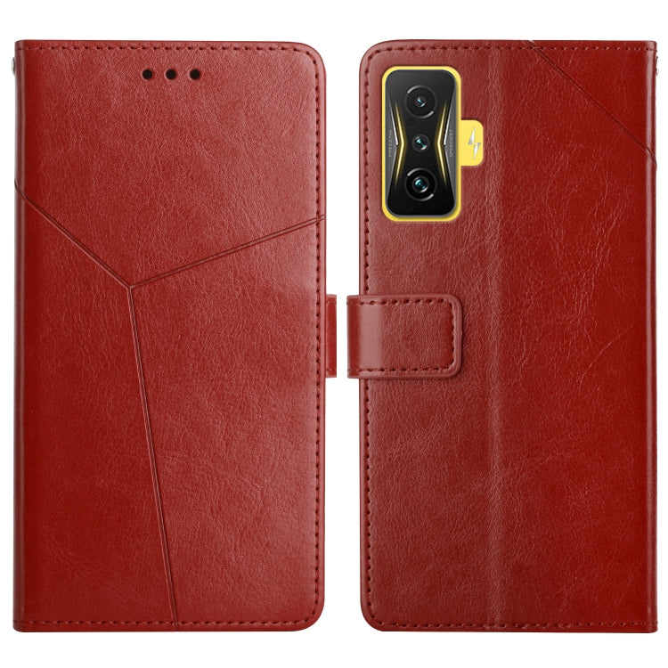Y Stitching Horizontal Flip Leather Phone Case, For OPPO Realme 9 Pro+/Realme 9 4G, For Samsung Galaxy Xcover6 Pro, For Samsung Galaxy M33, For Samsung Galaxy M53, For Sharp Aquos R7, For Xiaomi Poco F4 GT