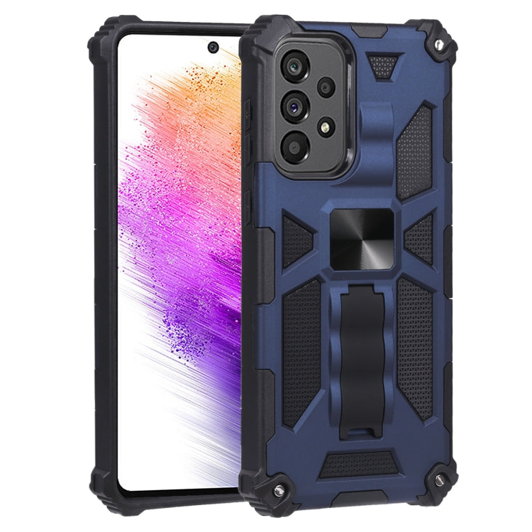 Shockproof TPU + PC Magnetic Protective Phone Case with Holder, For Xiaomi Poco X4 Pro 5G, For Samsung Galaxy A73 5G