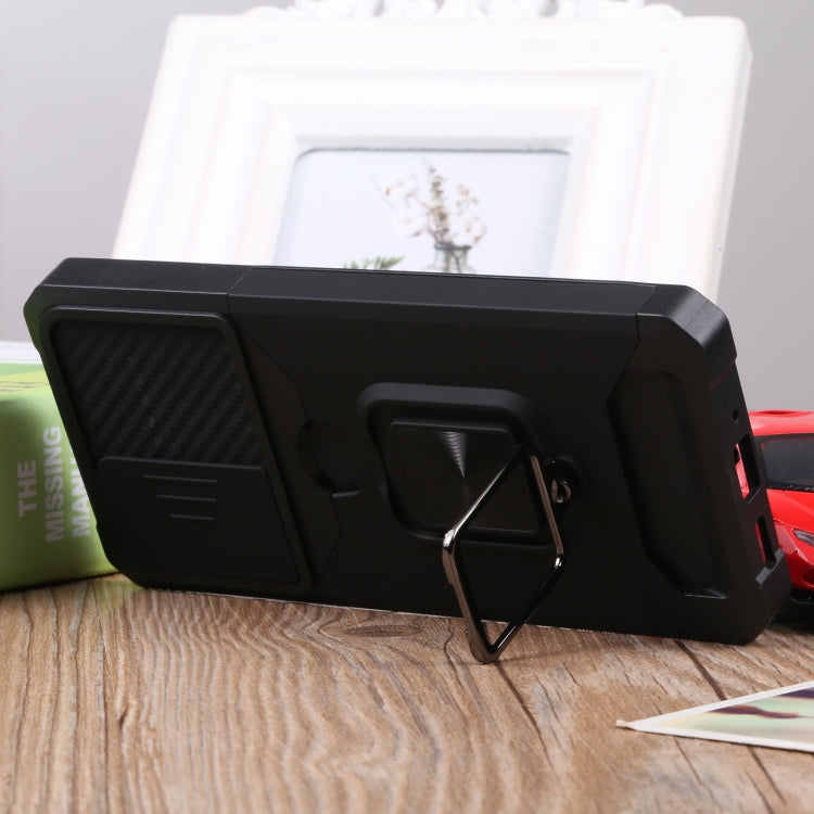 Sliding Camera Cover Design PC + TPU Shockproof Phone Case, For Galaxy A33 5G