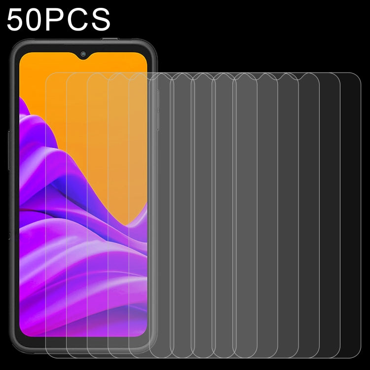 50 PCS 0.26mm 9H 2.5D Tempered Glass Film, For Samsung Galaxy Xcover6 Pro(50 PCS), For TCL 30T(50 PCS), For TCL 30 Z(50 PCS), For Sharp Aquos R7(50 PCS)