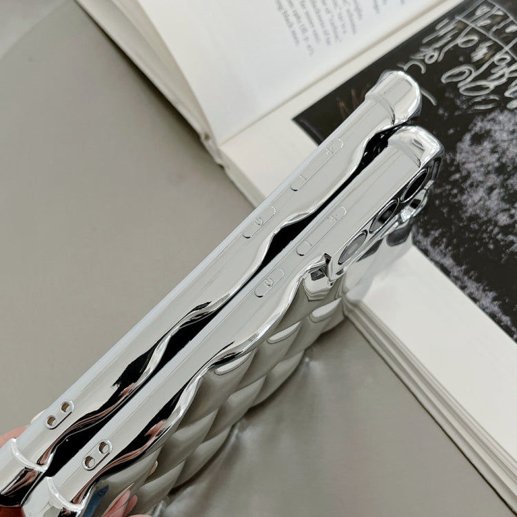 Rhombic Texture Electroplated TPU Phone Case, For Samsung Galaxy S22 5G, For Samsung Galaxy S22+ 5G, For Samsung Galaxy S22 Ultra 5G