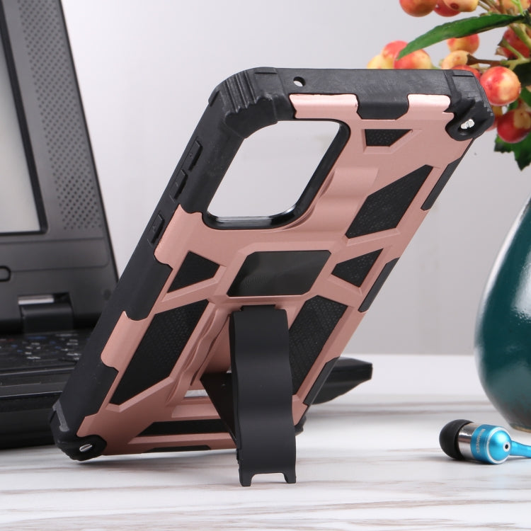 Shockproof TPU + PC Magnetic Protective Phone Case with Holder, For Samsung Galaxy A33 5G