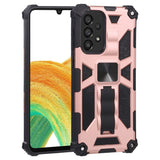 Shockproof TPU + PC Magnetic Protective Phone Case with Holder, For Samsung Galaxy A33 5G
