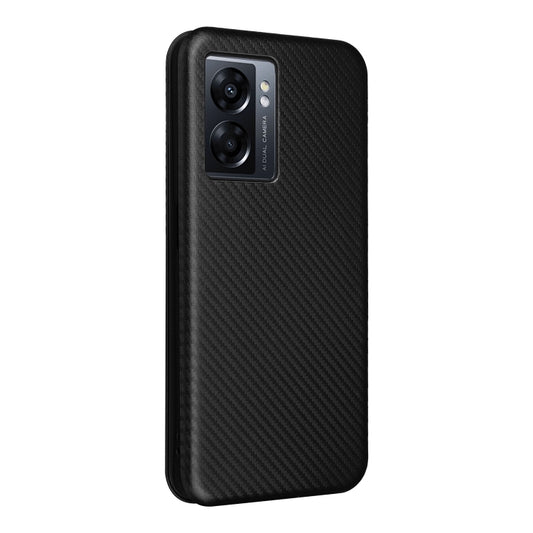 Carbon Fiber Texture Magnetic Leather Phone Case, For OPPO A57 5G, For OPPO Reno7 4G / F21 Pro 4G, For Samsung Galaxy M33 5G, For Sharp Simple Sumaho 6, For Sharp Aquos R7