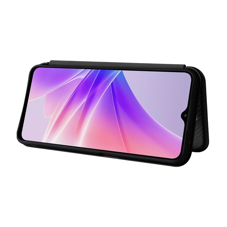 Carbon Fiber Texture Magnetic Leather Phone Case, For OPPO A57 5G, For OPPO Reno7 4G / F21 Pro 4G, For Samsung Galaxy M33 5G, For Sharp Simple Sumaho 6, For Sharp Aquos R7