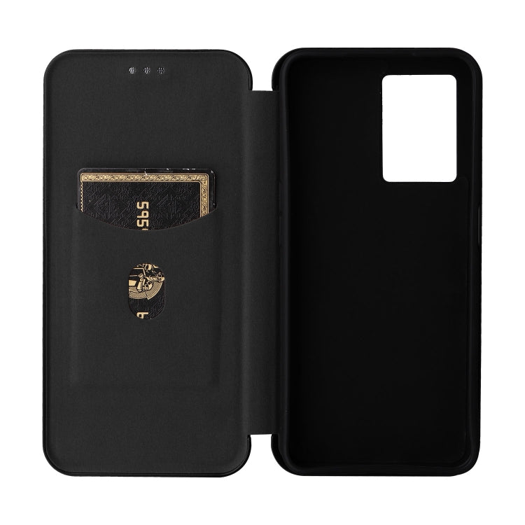 Carbon Fiber Texture Magnetic Leather Phone Case, For OPPO A57 5G, For OPPO Reno7 4G / F21 Pro 4G, For Samsung Galaxy M33 5G, For Sharp Simple Sumaho 6, For Sharp Aquos R7