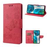 Butterfly Embossed Horizontal Flip Leather Phone Case, For Motorola Moto G52, For Sony Xperia 10 IV, For Samsung Galaxy M53 5G