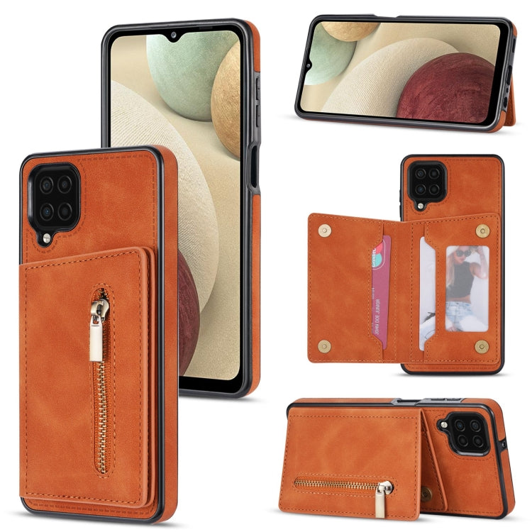 Zipper Card Holder Phone Case, For Samsung Galaxy A12 5G, For Samsung Galaxy A51 4G, For Samsung Galaxy A71 4G, For Samsung Galaxy A52 / A52s, For Samsung Galaxy Note20, For Samsung Galaxy Note20 Ultra, For Samsung Galaxy S20, For Samsung Galaxy S20+