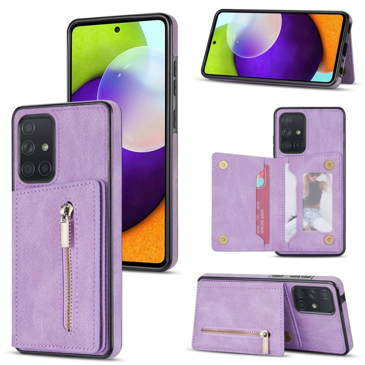 Zipper Card Holder Phone Case, For Samsung Galaxy A12 5G, For Samsung Galaxy A51 4G, For Samsung Galaxy A71 4G, For Samsung Galaxy A52 / A52s, For Samsung Galaxy Note20, For Samsung Galaxy Note20 Ultra, For Samsung Galaxy S20, For Samsung Galaxy S20+