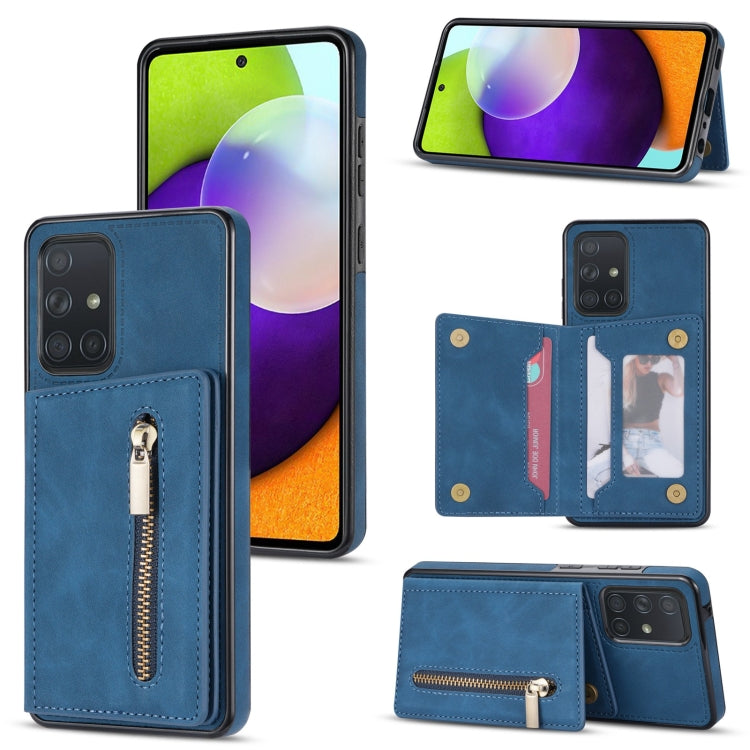 Zipper Card Holder Phone Case, For Samsung Galaxy A12 5G, For Samsung Galaxy A51 4G, For Samsung Galaxy A71 4G, For Samsung Galaxy A52 / A52s, For Samsung Galaxy Note20, For Samsung Galaxy Note20 Ultra, For Samsung Galaxy S20, For Samsung Galaxy S20+