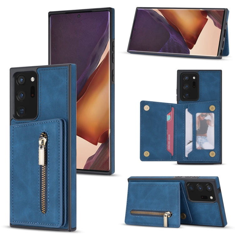 Zipper Card Holder Phone Case, For Samsung Galaxy A12 5G, For Samsung Galaxy A51 4G, For Samsung Galaxy A71 4G, For Samsung Galaxy A52 / A52s, For Samsung Galaxy Note20, For Samsung Galaxy Note20 Ultra, For Samsung Galaxy S20, For Samsung Galaxy S20+