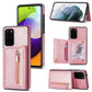 Zipper Card Holder Phone Case, For Samsung Galaxy A12 5G, For Samsung Galaxy A51 4G, For Samsung Galaxy A71 4G, For Samsung Galaxy A52 / A52s, For Samsung Galaxy Note20, For Samsung Galaxy Note20 Ultra, For Samsung Galaxy S20, For Samsung Galaxy S20+
