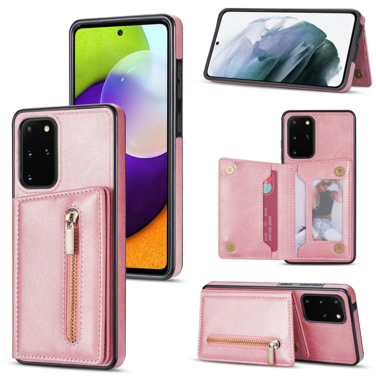 Zipper Card Holder Phone Case, For Samsung Galaxy A12 5G, For Samsung Galaxy A51 4G, For Samsung Galaxy A71 4G, For Samsung Galaxy A52 / A52s, For Samsung Galaxy Note20, For Samsung Galaxy Note20 Ultra, For Samsung Galaxy S20, For Samsung Galaxy S20+