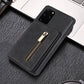 Zipper Card Holder Phone Case, For Samsung Galaxy S20 FE, For Samsung Galaxy S20 Ultra, For Samsung Galaxy S21 Ultra 5G, For Samsung Galaxy S21+ 5G, For Samsung Galaxy S21 5G, For Samsung Galaxy S21 FE 5G, For Samsung Galaxy S22 5G���������������������...