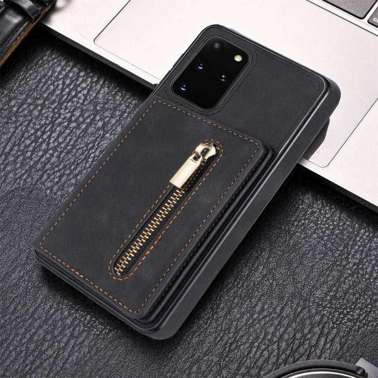 Zipper Card Holder Phone Case, For Samsung Galaxy S20 FE, For Samsung Galaxy S20 Ultra, For Samsung Galaxy S21 Ultra 5G, For Samsung Galaxy S21+ 5G, For Samsung Galaxy S21 5G, For Samsung Galaxy S21 FE 5G, For Samsung Galaxy S22 5G���������������������...