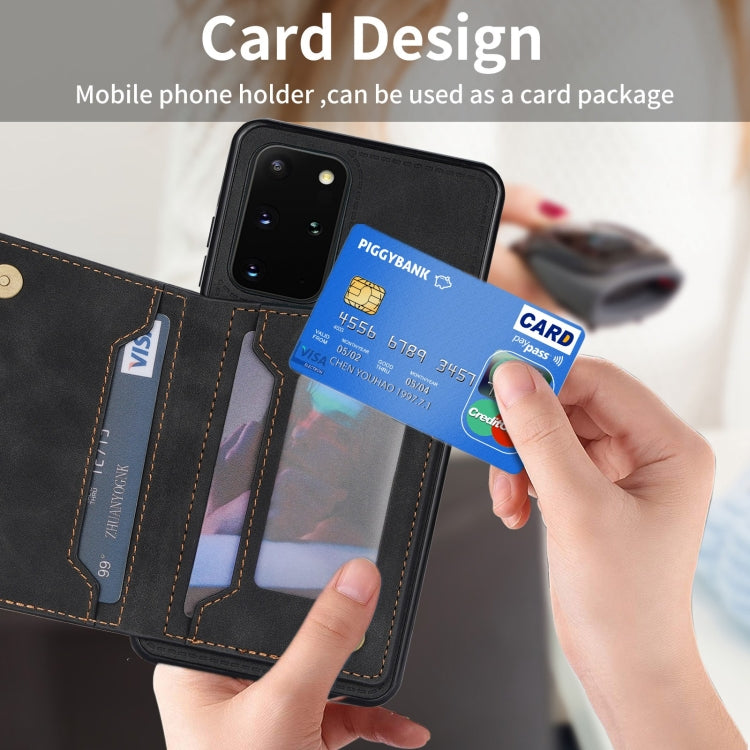 Zipper Card Holder Phone Case, For Samsung Galaxy S20 FE, For Samsung Galaxy S20 Ultra, For Samsung Galaxy S21 Ultra 5G, For Samsung Galaxy S21+ 5G, For Samsung Galaxy S21 5G, For Samsung Galaxy S21 FE 5G, For Samsung Galaxy S22 5G���������������������...