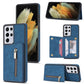 Zipper Card Holder Phone Case, For Samsung Galaxy S20 FE, For Samsung Galaxy S20 Ultra, For Samsung Galaxy S21 Ultra 5G, For Samsung Galaxy S21+ 5G, For Samsung Galaxy S21 5G, For Samsung Galaxy S21 FE 5G, For Samsung Galaxy S22 5G���������������������...