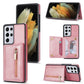 Zipper Card Holder Phone Case, For Samsung Galaxy S20 FE, For Samsung Galaxy S20 Ultra, For Samsung Galaxy S21 Ultra 5G, For Samsung Galaxy S21+ 5G, For Samsung Galaxy S21 5G, For Samsung Galaxy S21 FE 5G, For Samsung Galaxy S22 5G���������������������...