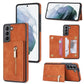 Zipper Card Holder Phone Case, For Samsung Galaxy S20 FE, For Samsung Galaxy S20 Ultra, For Samsung Galaxy S21 Ultra 5G, For Samsung Galaxy S21+ 5G, For Samsung Galaxy S21 5G, For Samsung Galaxy S21 FE 5G, For Samsung Galaxy S22 5G���������������������...