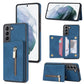Zipper Card Holder Phone Case, For Samsung Galaxy S20 FE, For Samsung Galaxy S20 Ultra, For Samsung Galaxy S21 Ultra 5G, For Samsung Galaxy S21+ 5G, For Samsung Galaxy S21 5G, For Samsung Galaxy S21 FE 5G, For Samsung Galaxy S22 5G���������������������...
