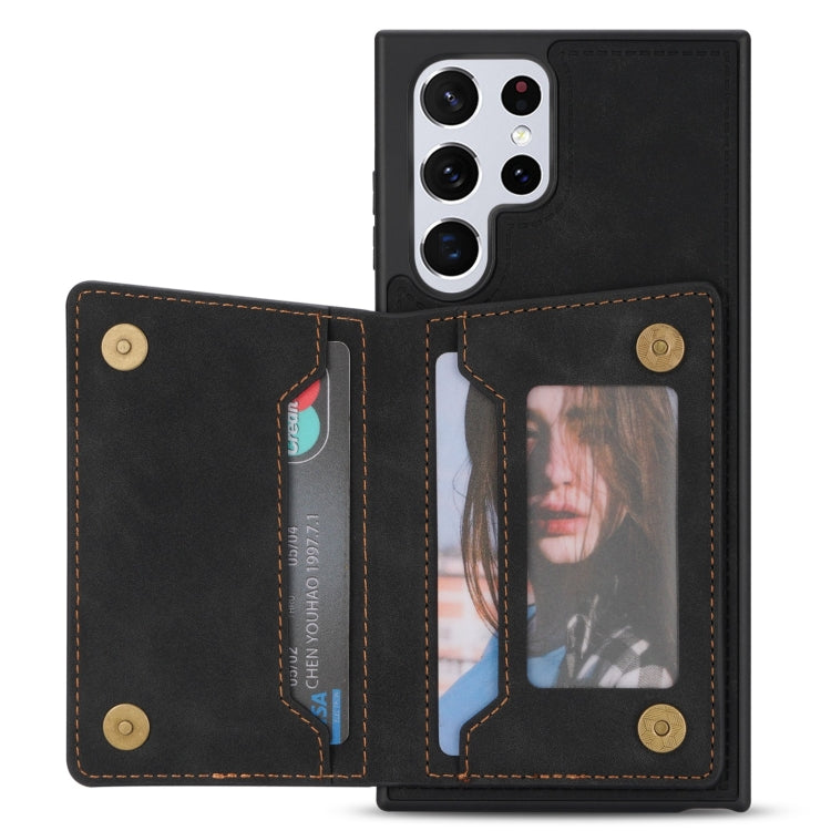 Zipper Card Holder Phone Case, For Samsung Galaxy S22 Ultra 5G, For Samsung Galaxy A53 5G