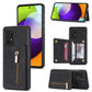Zipper Card Holder Phone Case, For Samsung Galaxy S22 Ultra 5G, For Samsung Galaxy A53 5G