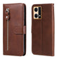 Calf Texture Zipper Leather Phone Case, For OPPO Realme GT Neo3, For OPPO Reno7 4G / F21 Pro 4G / 5G, For Samsung Galaxy M33 5G Global, For Samsung Galaxy M53 5G