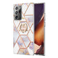 Splicing Marble Flower Pattern TPU Ring Holder Case