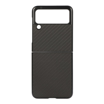Carbon Fiber Texture PU Leather Phone Case, For Samsung Galaxy Z Flip3 5G