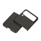Carbon Fiber Texture PU Leather Phone Case, For Samsung Galaxy Z Flip3 5G