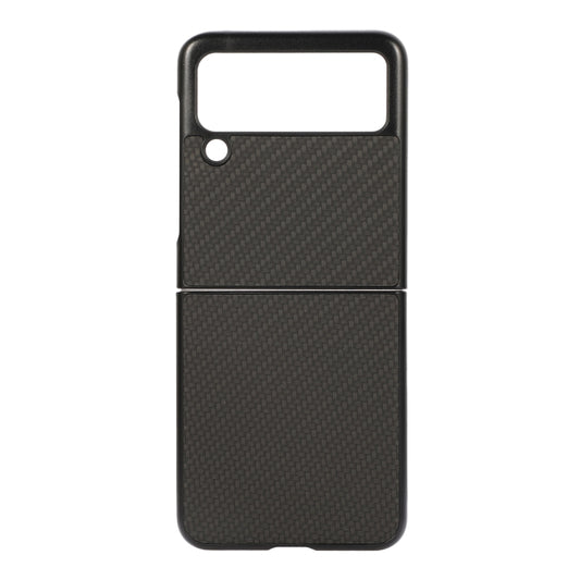 Carbon Fiber Texture PU Leather Phone Case, For Samsung Galaxy Z Flip3 5G