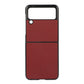 Carbon Fiber Texture PU Leather Phone Case, For Samsung Galaxy Z Flip3 5G