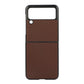 Carbon Fiber Texture PU Leather Phone Case, For Samsung Galaxy Z Flip3 5G