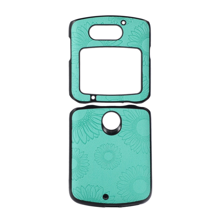 Sunflower Pattern PU+TPU+PC Shockproof Phone Case