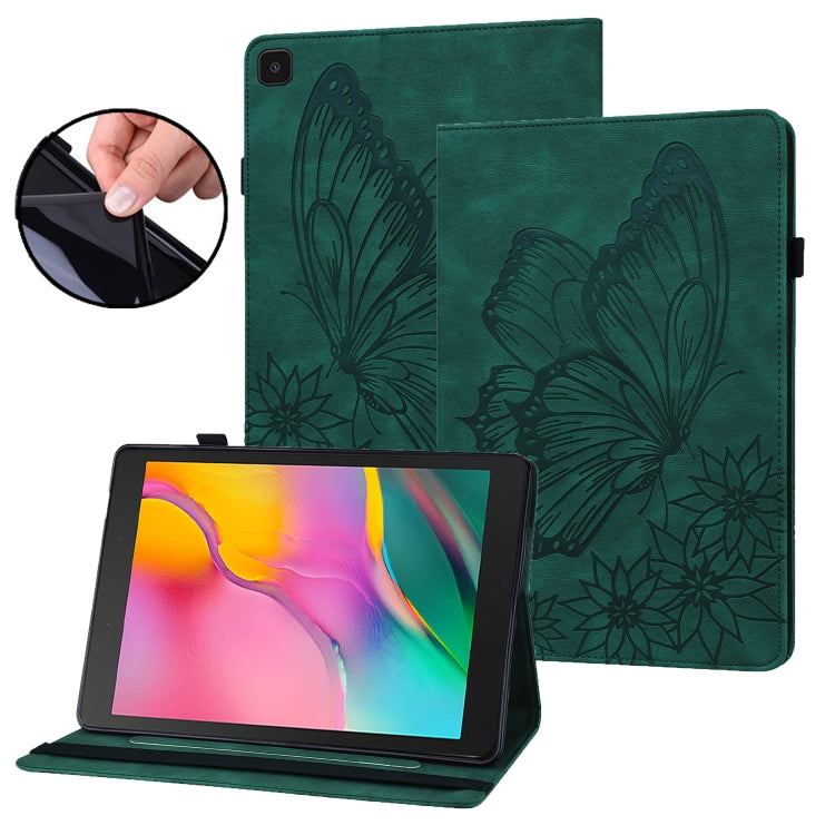 Big Butterfly Embossed Leather Tablet Case, For Samsung Galaxy Tab A7 Lite T220/T225, For Samsung Galaxy Tab A8, For Samsung Galaxy Tab A 8.0 2019 T290/T295, For Samsung Galaxy Tab S6 Lite P610, For Samsung Galaxy Tab S7 T870, For Samsung Galaxy Tab S8...