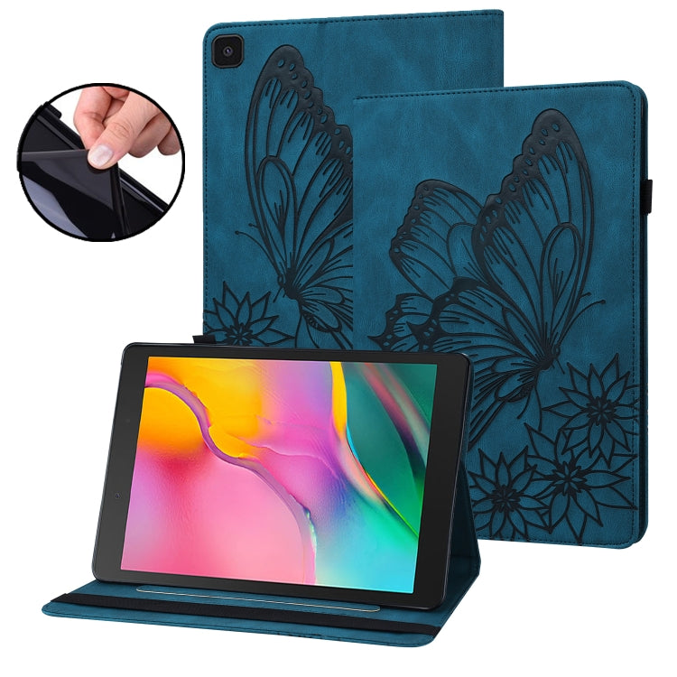 Big Butterfly Embossed Leather Tablet Case, For Samsung Galaxy Tab A7 Lite T220/T225, For Samsung Galaxy Tab A8, For Samsung Galaxy Tab A 8.0 2019 T290/T295, For Samsung Galaxy Tab S6 Lite P610, For Samsung Galaxy Tab S7 T870, For Samsung Galaxy Tab S8...