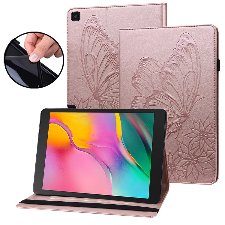 Big Butterfly Embossed Leather Tablet Case, For Samsung Galaxy Tab A7 Lite T220/T225, For Samsung Galaxy Tab A8, For Samsung Galaxy Tab A 8.0 2019 T290/T295, For Samsung Galaxy Tab S6 Lite P610, For Samsung Galaxy Tab S7 T870, For Samsung Galaxy Tab S8...