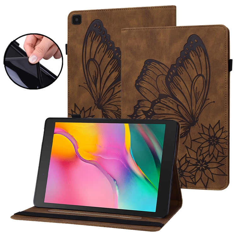Big Butterfly Embossed Leather Tablet Case, For Samsung Galaxy Tab A7 Lite T220/T225, For Samsung Galaxy Tab A8, For Samsung Galaxy Tab A 8.0 2019 T290/T295, For Samsung Galaxy Tab S6 Lite P610, For Samsung Galaxy Tab S7 T870, For Samsung Galaxy Tab S8...